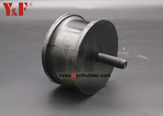 Nắp hấp thụ sốc rung động nhỏ Nắp cao su tròn màu đen