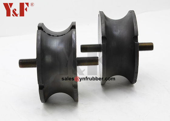 Đen vòng cao su Bobbin gắn kết kháng rung Tải trọng