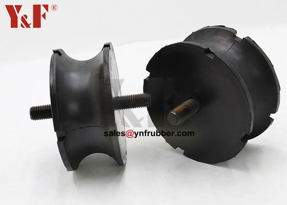Đen vòng cao su Bobbin gắn kết kháng rung Tải trọng